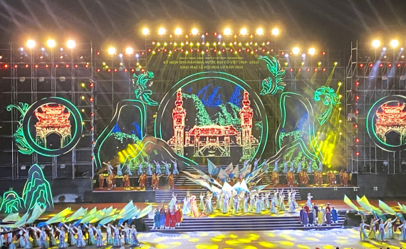 Long trọng Kỷ niệm 1055 Nh&agrave; nước Đại Cồ Việt v&agrave; Khai mạc Lễ hội Hoa Lư 2023