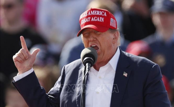 Bầu cử Mỹ 2024: Cựu Tổng thống Donald Trump tăng tốc chiến dịch quy&ecirc;n g&oacute;p tranh cử