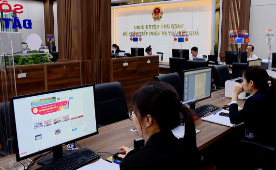 Nho Quan đổi mới, s&aacute;ng tạo trong thực hiện Chủ đề c&ocirc;ng t&aacute;c năm