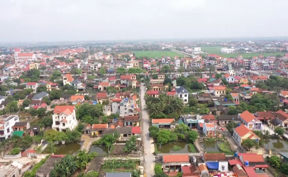 Đổi thay từ c&aacute;c x&oacute;m n&ocirc;ng th&ocirc;n mới kiểu mẫu ở H&ugrave;ng Tiến