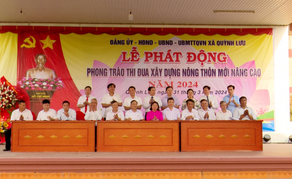 Quỳnh Lưu ph&aacute;t động phong tr&agrave;o thi đua x&acirc;y dựng n&ocirc;ng th&ocirc;n mới n&acirc;ng cao