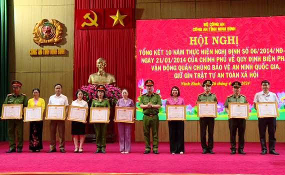 C&ocirc;ng an tỉnh tổng kết 10 năm thực hiện Nghị định 06/2014/NĐ-CP của Ch&iacute;nh phủ