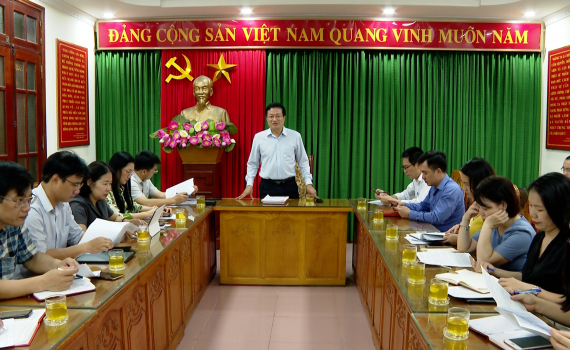 Giao ban c&ocirc;ng t&aacute;c b&aacute;o ch&iacute;, tuy&ecirc;n truyền th&aacute;ng 3 v&agrave; định hướng tuy&ecirc;n truyền th&aacute;ng 4/2024