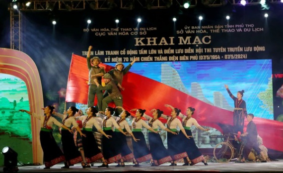 Tổ chức chương tr&igrave;nh nghệ thuật kỷ niệm 70 năm Chiến thắng Điện Bi&ecirc;n Phủ (07/5/1954 - 07/5/2024)