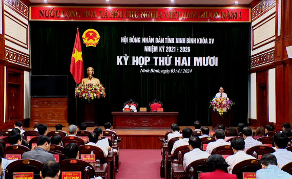 Kỳ họp thứ Hai mươi HĐND tỉnh Ninh B&igrave;nh kh&oacute;a XV th&agrave;nh c&ocirc;ng tốt đẹp