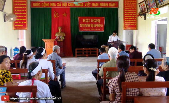 Tuy&ecirc;n truyền ph&aacute;p luật cho người d&acirc;n v&ugrave;ng đồng b&agrave;o d&acirc;n tộc thiểu số v&agrave; miền n&uacute;i huyện Nho Quan