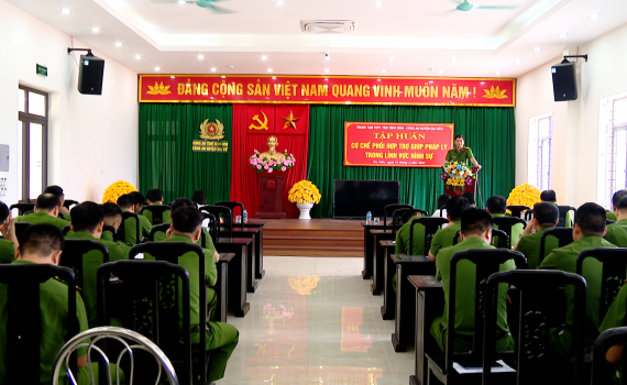 Tập huấn về cơ chế phối hợp trợ gi&uacute;p ph&aacute;p l&yacute; trong lĩnh vực h&igrave;nh sự tại huyện Gia Viễn