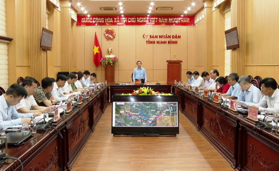 Họp Ban Chỉ đạo triển khai thực hiện Dự &aacute;n đầu tư x&acirc;y dựng tuyến đường bộ cao tốc Ninh B&igrave;nh - Hải Ph&ograve;ng v&agrave; Dự &aacute;n mở rộng đường bộ cao tốc Cao Bồ - Mai Sơn
