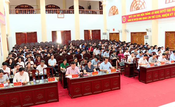 Nho Quan qu&aacute;n triệt, triển khai c&aacute;c văn bản mới của Trung ương