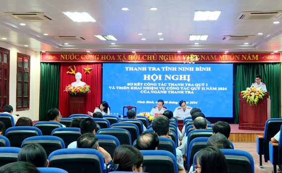 Triển khai c&ocirc;ng t&aacute;c Thanh tra Qu&yacute; II năm 2024