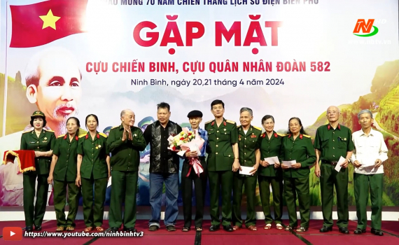 Gặp mặt Cựu chiến binh, Cựu qu&acirc;n nh&acirc;n Đo&agrave;n 582, Qu&acirc;n khu 3