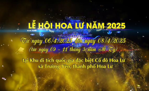 Đ&ecirc;m khai mạc Lễ hội Hoa Lư 2025 sẽ diễn ra tại Quảng trường Đinh Ti&ecirc;n Ho&agrave;ng Đế ng&agrave;y 6/4 