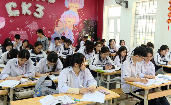 Trường phổ th&ocirc;ng thực h&agrave;nh sư phạm Tr&agrave;ng An chủ động &ocirc;n thi tốt nghiệp
