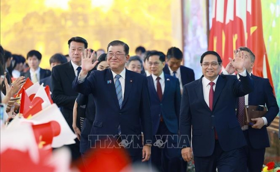 Thủ tướng Nhật Bản Ishiba Shigeru kết th&uacute;c tốt đẹp chuyến thăm ch&iacute;nh thức Việt Nam