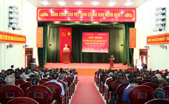 Bồi dưỡng kiến thức ph&aacute;p luật, trợ gi&uacute;p ph&aacute;p l&yacute; cho h&ograve;a giải vi&ecirc;n cơ sở tr&ecirc;n địa b&agrave;n th&agrave;nh phố Hoa Lư