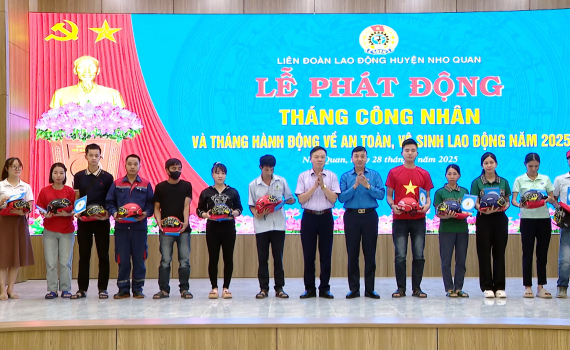 Nho Quan, Tam Điệp ph&aacute;t động Th&aacute;ng C&ocirc;ng nh&acirc;n năm 2025