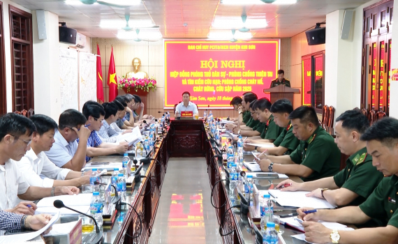 Y&ecirc;n M&ocirc;, Kim Sơn hiệp đồng ph&ograve;ng chống thi&ecirc;n tai v&agrave; t&igrave;m kiếm cứu nạn năm 2025