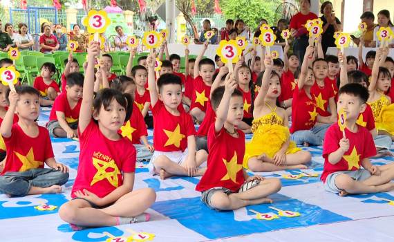 Ng&agrave;y hội &ldquo;B&eacute; với an to&agrave;n giao th&ocirc;ng&rdquo;, năm học 2024 &ndash; 2025 tại Trường mầm non T&acirc;n Th&agrave;nh