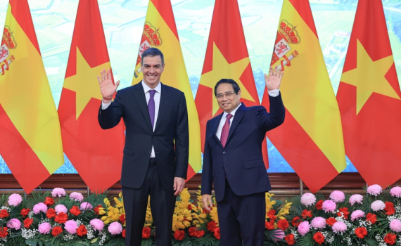 Tuy&ecirc;n bố chung về kết quả chuyến thăm ch&iacute;nh thức Việt Nam của Thủ tướng T&acirc;y Ban Nha Pedro S&aacute;nchez
