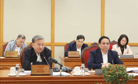 Tổng B&iacute; thư T&ocirc; L&acirc;m: Nhận thức đầy đủ, s&acirc;u sắc về Nghị quyết số 57 của Bộ Ch&iacute;nh trị