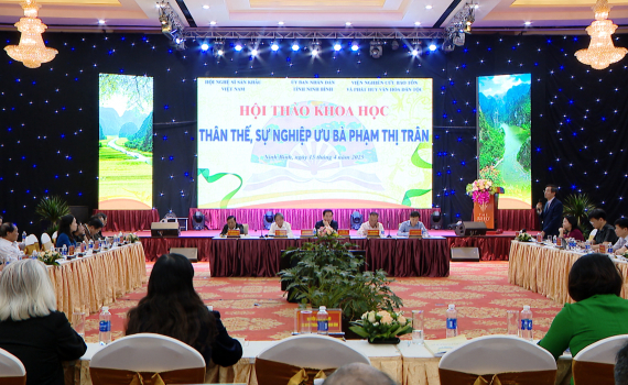 Hội thảo khoa học &ldquo;Th&acirc;n thế, sự nghiệp Ưu b&agrave; Phạm Thị Tr&acirc;n&rdquo;