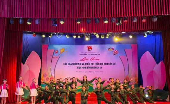 Li&ecirc;n hoan c&aacute;c nh&agrave; thiếu nhi v&agrave; thiếu nhi tr&ecirc;n địa b&agrave;n d&acirc;n cư tỉnh Ninh B&igrave;nh năm 2025