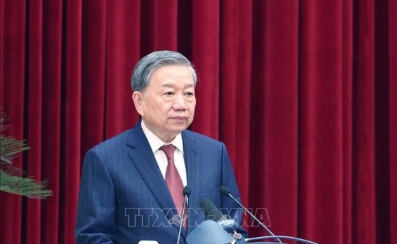 Ph&aacute;t biểu bế mạc của Tổng B&iacute; thư T&ocirc; L&acirc;m tại Hội nghị lần thứ 11 Ban Chấp h&agrave;nh Trung ương Đảng kh&oacute;a XIII
