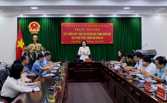 Lấy &yacute; kiến g&oacute;p &yacute; v&agrave;o c&aacute;c dự &aacute;n luật tr&igrave;nh kỳ họp thứ 9, Quốc hội kh&oacute;a XV