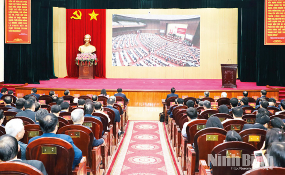 Đổi mới phương thức học tập, qu&aacute;n triệt đưa Nghị quyết Đại hội XIV của Đảng v&agrave;o cuộc sống