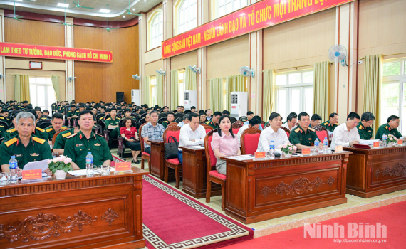 Bộ CHQS tỉnh Ninh B&igrave;nh r&uacute;t kinh nghiệm tổ chức qu&acirc;n sự địa phương khi thực hiện ch&iacute;nh quyền 2 cấp