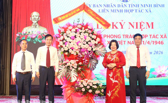 Li&ecirc;n minh HTX tỉnh kỷ niệm 80 năm phong tr&agrave;o HTX v&agrave; ng&agrave;y HTX Việt Nam (11/4/1946 -11/4/2026)