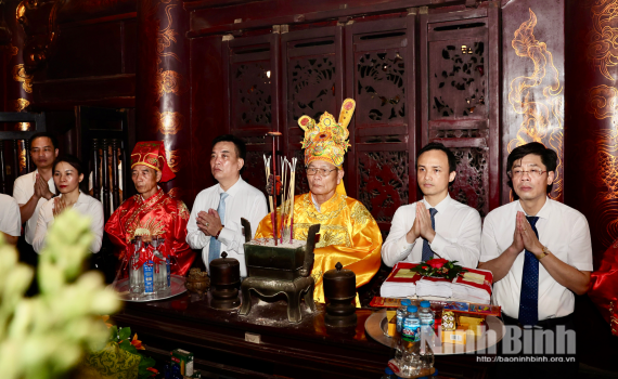 Nghi thức Lễ tạ tại Lễ hội Hoa Lư năm 2026