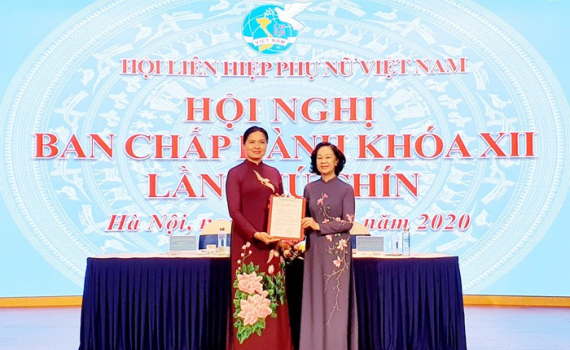Ch&acirc;n dung t&acirc;n Chủ tịch Hội Li&ecirc;n hiệp Phụ nữ Việt Nam