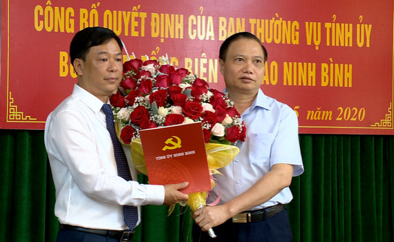 C&ocirc;ng bố Quyết định bổ nhiệm Tổng Bi&ecirc;n tập B&aacute;o Ninh B&igrave;nh