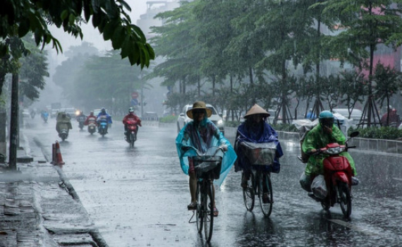 Dự b&aacute;o thời tiết ng&agrave;y 14/5: H&agrave; Nội tiếp tục c&oacute; mưa d&ocirc;ng