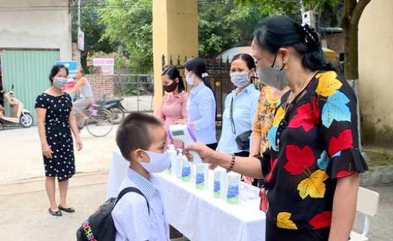 Ninh B&igrave;nh: Đảm bảo an to&agrave;n cho học sinh khi đi học trở lại