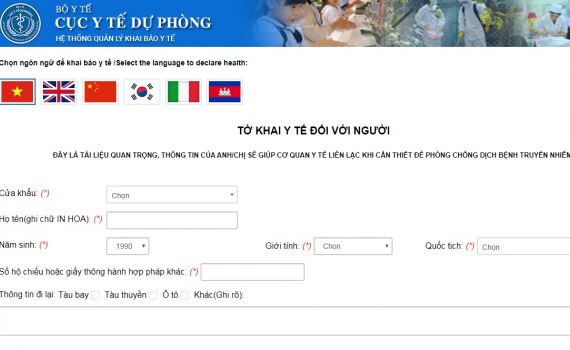 Danh s&aacute;ch c&aacute;c địa điểm nguy cơ tại Ninh B&igrave;nh cần khai b&aacute;o y tế