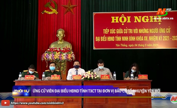 Chương tr&igrave;nh h&agrave;nh động của c&aacute;c ứng cử vi&ecirc;n đại biểu HĐND tỉnh nhiệm kỳ 2021- 2026, đơn vị bầu cử số 9
