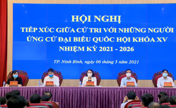 Chương tr&igrave;nh h&agrave;nh động của c&aacute;c ứng cử vi&ecirc;n đại biểu Quốc hội kh&oacute;a XV, đơn vị bầu cử số 1 tỉnh Ninh B&igrave;nh