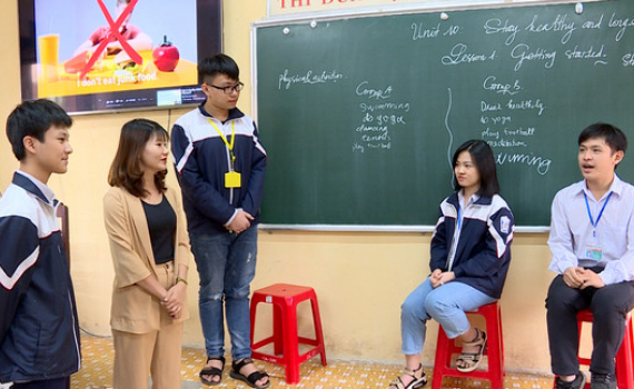 Lớp học tiếng Anh THPT