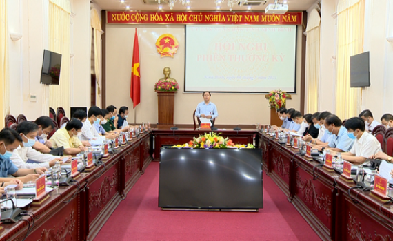 Hội nghị UBND tỉnh phi&ecirc;n thường kỳ th&aacute;ng 5