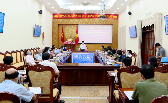 Hội thảo g&oacute;p &yacute; x&acirc;y dựng đề &aacute;n &ldquo;N&acirc;ng cao chất lượng v&agrave; hiệu quả c&ocirc;ng t&aacute;c d&acirc;n vận tr&ecirc;n địa b&agrave;n tỉnh&rdquo;