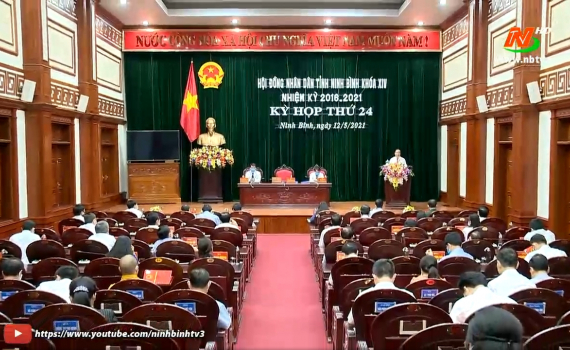 Kỳ họp thứ 24, HĐND tỉnh kh&oacute;a XIV, nhiệm kỳ 2016 &ndash; 2021