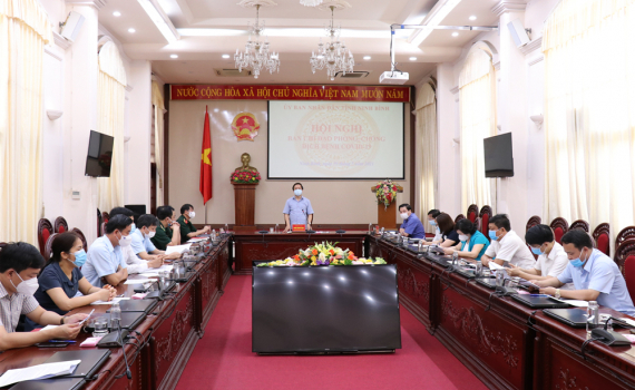 Th&ocirc;ng b&aacute;o Kết luận của Chủ tịch UBND tỉnh tại Hội nghị BCĐ ph&ograve;ng, chống dịch COVID-19 tỉnh Ninh B&igrave;nh 