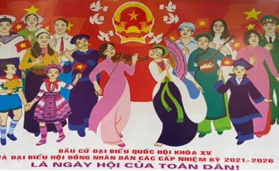 Tổ chức Hội thi tuy&ecirc;n truyền lưu động về bầu cử