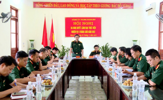 Đảng ủy Trung đo&agrave;n 855 n&acirc;ng cao chất lượng huấn luyện