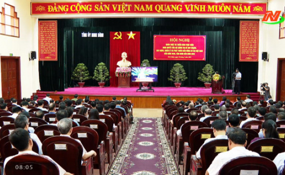 H&ocirc;m nay (18/5) diễn ra ​Hội nghị trực tuyến to&agrave;n quốc qu&aacute;n triệt v&agrave; triển khai thực hiện Nghị quyết số 06 của Bộ Ch&iacute;nh trị kh&oacute;a XIII