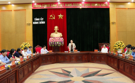 Hội nghị Ban Chấp h&agrave;nh Đảng bộ tỉnh mở rộng