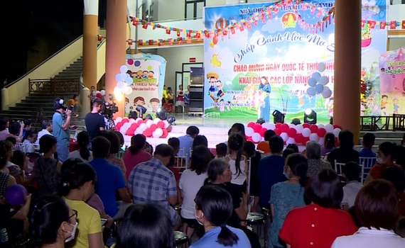 Nh&agrave; thiếu nhi th&agrave;nh phố Tam Điệp khai giảng c&aacute;c lớp kỹ năng h&egrave; năm 2022