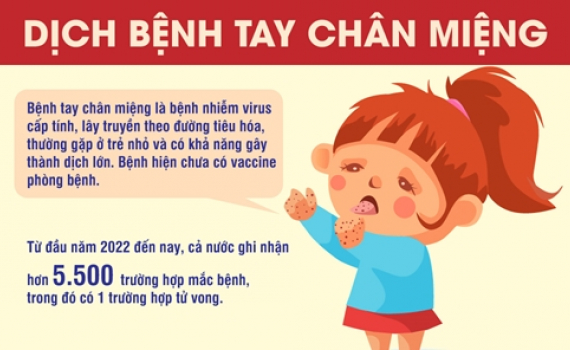 Bộ Y tế cảnh b&aacute;o dịch bệnh tay ch&acirc;n miệng c&oacute; xu hướng tăng trong thời gian tới đ&acirc;y